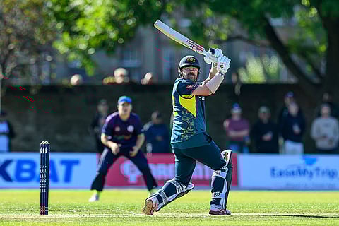 Scotland Vs Australia, 1st T20I: Australia's Travis Head plays a shot against Scotland